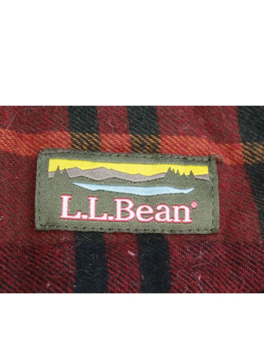LL Bean Classic Canvas Cozy Plaid Flannel Reversible Field Coat for Dogs Large